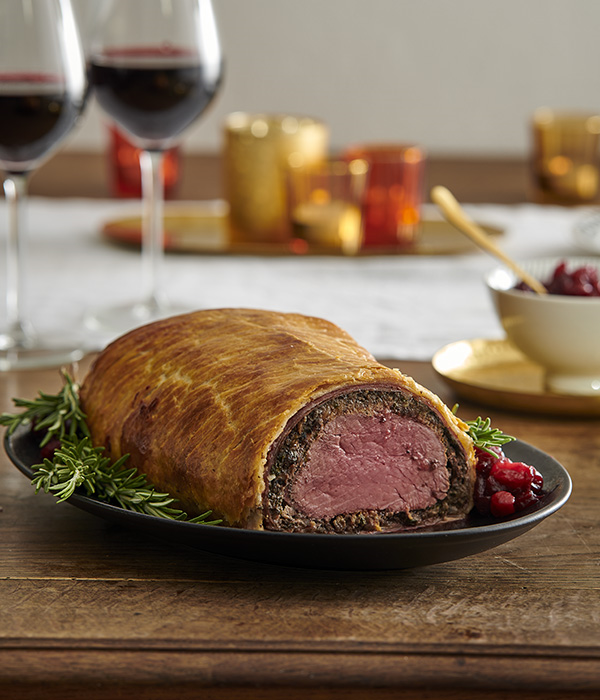 Beef Wellington  met kastanje-champignons